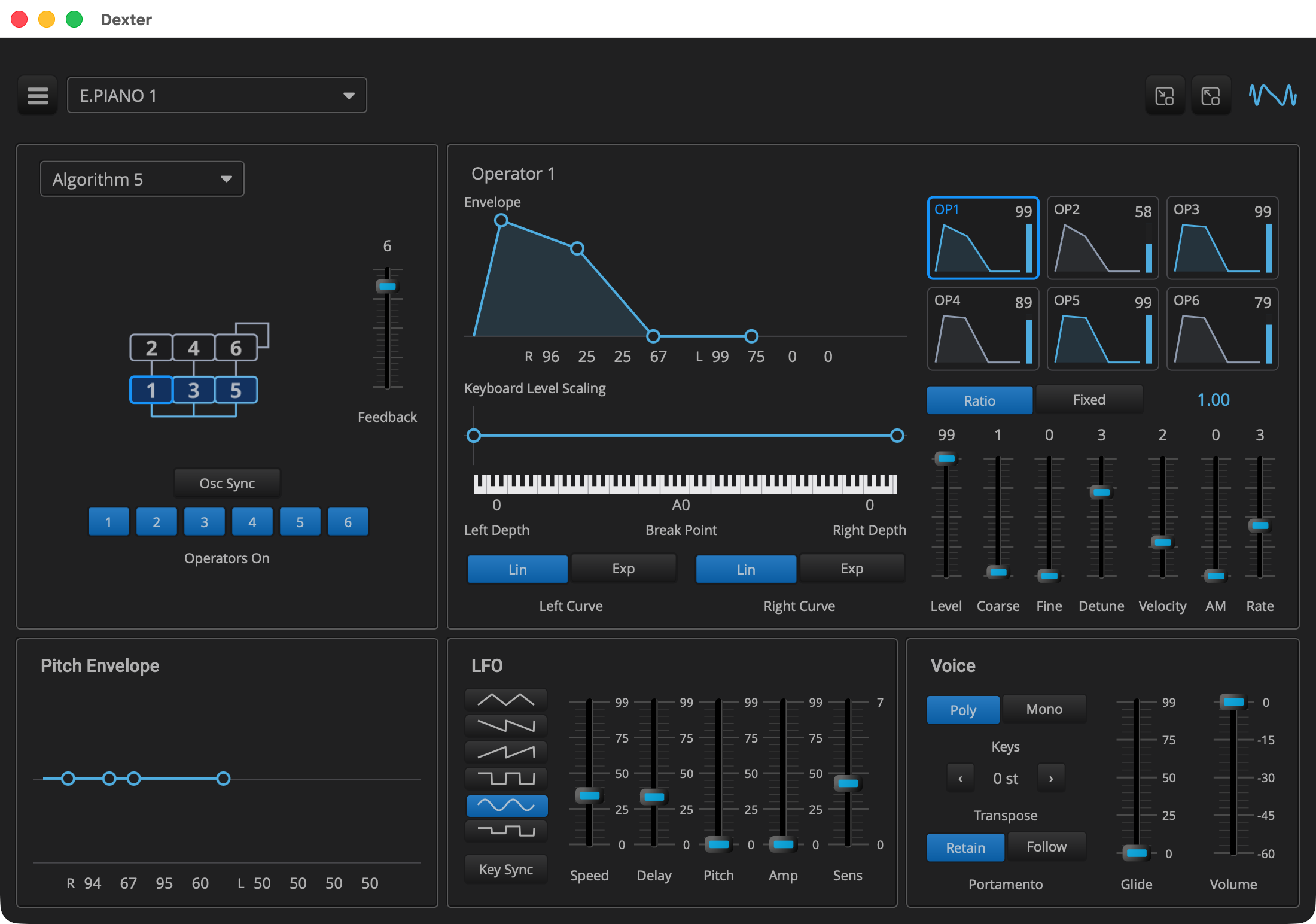 Dexter running as a standalone app